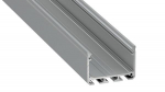 LED profile aluminum anodized, Wide, ILEDO, 1m, LUMINES