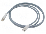 Cable: for sensors/automation | PIN: 8 | 2m | plug | 60VDC | 60VAC | 2A