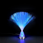 Trio Punk LED table lamp chrome gaismeklis stikla &scaron;kiedras effekts R53841106 4017807668995