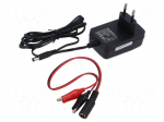 Charger: for rechargeable batteries | AGM,GEL,acid-lead | 1A | 6VDC