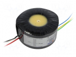 Transformer: speaker | 40VA | &Oslash;115x65mm | 0.01&divide;56kHz | 100mA