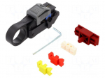 Stripping tool | 2.7&divide;8.3mm | Wire: coaxial | Kit: hex key,blades