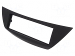 Radio mounting frame | Renault | 1 DIN | black