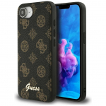 Other goods Guess  Guess Peony Script Logo MagSafe iPhone 16e Case Black