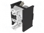 Contact block | 22mm | 04 | front fixing | plug-in terminals | 500VAC