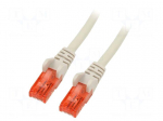 Patch cord | U/UTP | Cat 6 | RJ45 plug,both sides | stranded | Cu | 15m