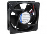 Fan: DC | axial | 24VDC | 119x119x38mm | 237m3/h | 59dBA | ball bearing