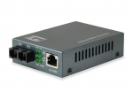 LevelOne RJ45 to SC Fast Ethernet Media Converter, Single-Mode Fiber, 1310nm, 20km