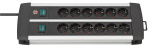Brennenstuhl 1391000912 power extension 3 m 12 AC outlet(s) Indoor Black, White