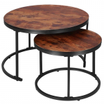 COFFEE TABLE SET HF0034 70X47 50X39