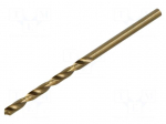 Drill set | for metal | &Oslash;: 4mm | L: 75mm | Working part len: 43mm
