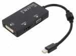 Adapter | DisplayPort 1.1a,High Speed,single link | 0.16m | black