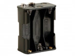 BATTERY HOLDER FOR 6 x AA-CELL (WITH SNAP TERMINALS)