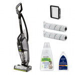 Bissell CrossWave Hydrosteam Pet Pro Upright vacuum AC Dry&wet Bagless 0 L 1100 W Black, Silver