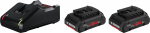 Bosch 2x ProCORE 18V 4.0Ah + GAL 18V-40 - 1600A01BA3