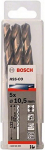 Bosch Metal twist drill HSS-Co, DIN 338, 10.5mm (5 pieces, working length 87mm)