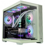 Thermaltake View 380 TG ARGB, Tower Case (Light Green, Tempered Glass x 2)