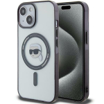 Karl Lagerfeld KLHMP15MHKHNOTK iPhone 15 Plus/14 Plus 6.7" transparent hardcase IML Karl`s Head Mag