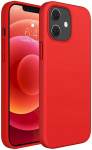 Fusion Elegance Fibre Izturīgs Silikona Aizsargapvalks Apple iPhone 12 Pro Max Sarkans
