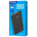 KAKUSIGA KSC-660 ārējais akumulators (powerbank) | 10000 mAh | 12W | USB-A, Micro USB | melns