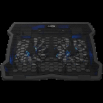 CANYON NS03, Cooling stand dual-fan with 2x2.0 USB hub, support up to 10&rdquo;-15.6&rdquo; laptop, ABS plastic and iron, Fans dimension:125*125*15mm(2pcs), DC 5V, fan speed: 800-1000RPM, size:340*265*30mm, 435g