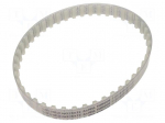 Timing belt | T10 | W: 16mm | H: 4.5mm | Lw: 440mm | Tooth height: 2.5mm