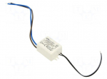 Power supply: switching | 3W | 4&divide;9VDC | 350mA | IP20 | 30x50x20mm | 72%