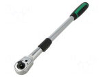 Wrench: rattle | 1/2" | telescopic,with switch | 630mm | Teeth: 36