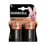 DURACELL Patarei (LR20) D Alkaline Basic (2 patareid / blister) 1,5V