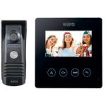 Eura videointerfoni s&uuml;steem EURA VDP-52A3"ATIRA" Black