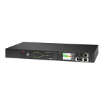 APC toiteallikate l&uuml;liti AP4423A Rack ATS, 230V, 16A, sisend C20, v&auml;ljundid 8x C13, 1x C19