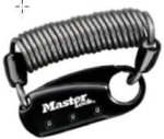 Karabińczyk z kablem Master Lock 1551EURDBLK