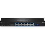 TRENDnet 24-Port Gigabit Switch with 2 x 10G SFP+ Slots