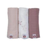 Another product iLike  Jaunums! Lodger Swadler Solid Matcha kokvilnas autiņ&scaron;  Rose  70x70 cm  3gab. SWM 107