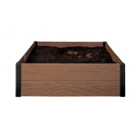 For home and repair Keter  Keter Apmalīte kvadrāta puķu dobei Maple Square 106x106x32cm brūna 29209665