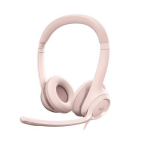 Wired headphones Logitech  LOGI H390 USB Computer Headset - ROSE