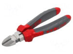 Pliers | side,cutting | ergonomic two-component handles | 180mm