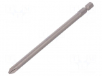 Screwdriver bit | Phillips | PH2 | Overall len: 127mm