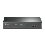 TP-Link TL-SF1008LP 8 portu 10/100 Mbps PoE komutators melns