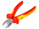 Pliers | insulated,side,cutting | chrome-vanadium steel | 180mm