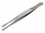 Tweezers | Blades: straight | Blade tip shape: flat | 120mm