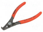 Pliers | for circlip | external | 10&divide;25mm | Pliers len: 130mm | angular