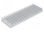 Heatsink: extruded | grilled | L: 50mm | W: 150mm | H: 15mm | 3K/W