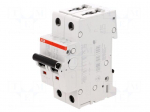 Circuit breaker | 400VAC | Inom: 20A | Poles: 2 | DIN | Charact: C | 6kA
