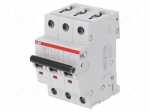 Circuit breaker | 400VAC | Inom: 10A | Poles: 3 | DIN | Charact: C | 6kA