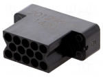 Connector: rectangular | AMP M Series | plug | female | w/o contacts