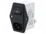 Connector: AC supply | socket | male | 2A | 250VAC | IEC 60320 | -25&divide;85&deg;C