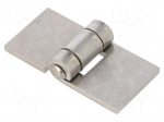 Hinge | Width: 60mm | stainless steel | H: 30mm
