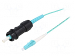 Connector: fiber optic | patchcord | PIN: 1 | bayonet | Buccaneer 4000