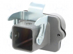Enclosure: for rectangular connectors | Han | size 3A | with latch